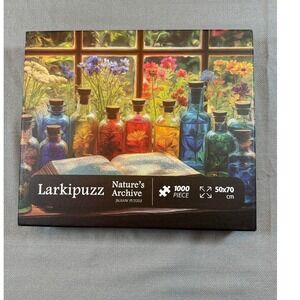 Larkipuzz Nature's Archive Jigsaw Puzzle 1000 Piece Floral Botanical 50x70cm